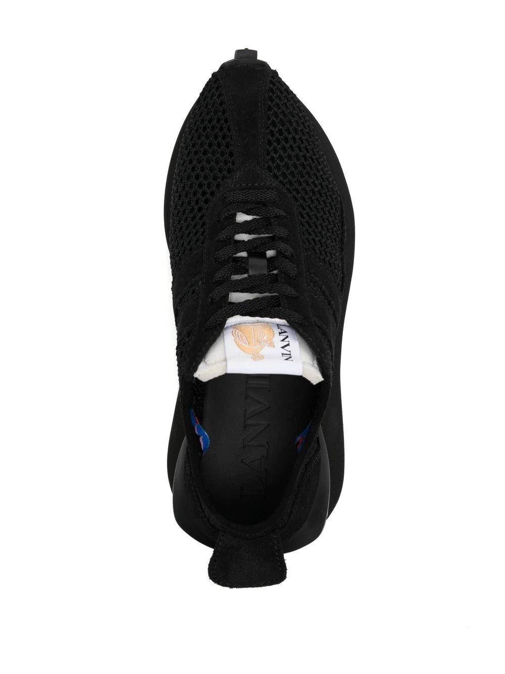 LANVIN Lo-top Sneakers Black - MAISONDEFASHION.COM