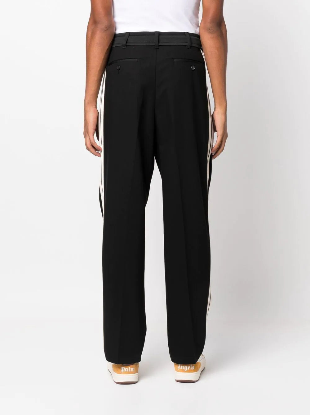 PALM ANGELS Track Belt Pants Black - MAISONDEFASHION.COM