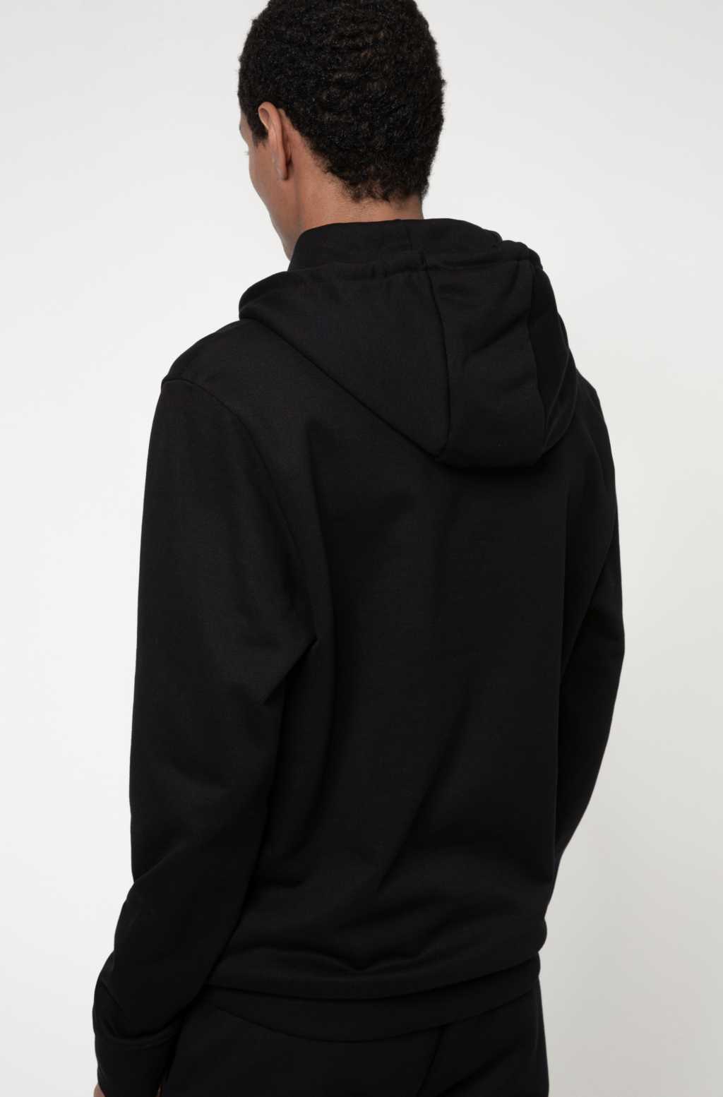 HUGO New Season Logo Hoodie Black - Maison De Fashion 