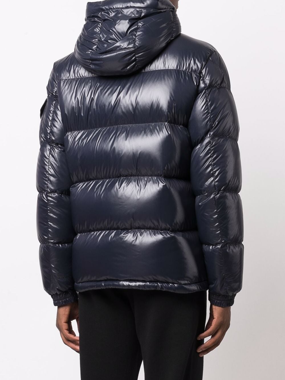 Moncler hooded padded jacket red Maison De Fashion