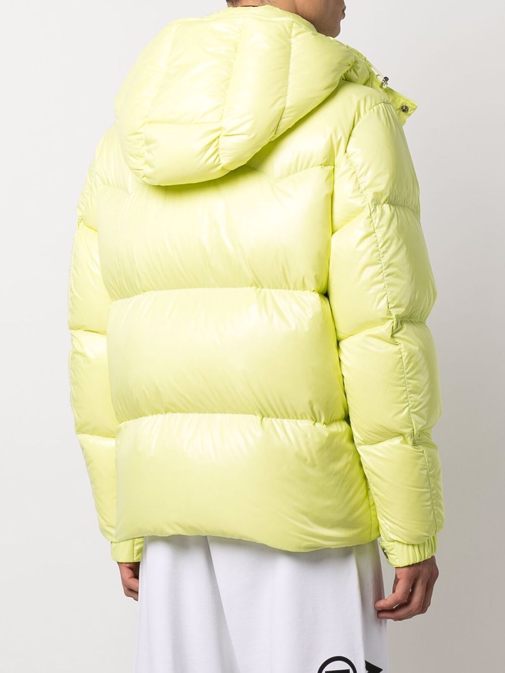 MONCLER Coutard Padded Jacket Yellow - MAISONDEFASHION.COM