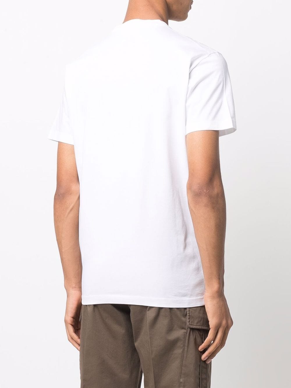 DSQUARED2 Logo-Print T-Shirt White - MAISONDEFASHION.COM