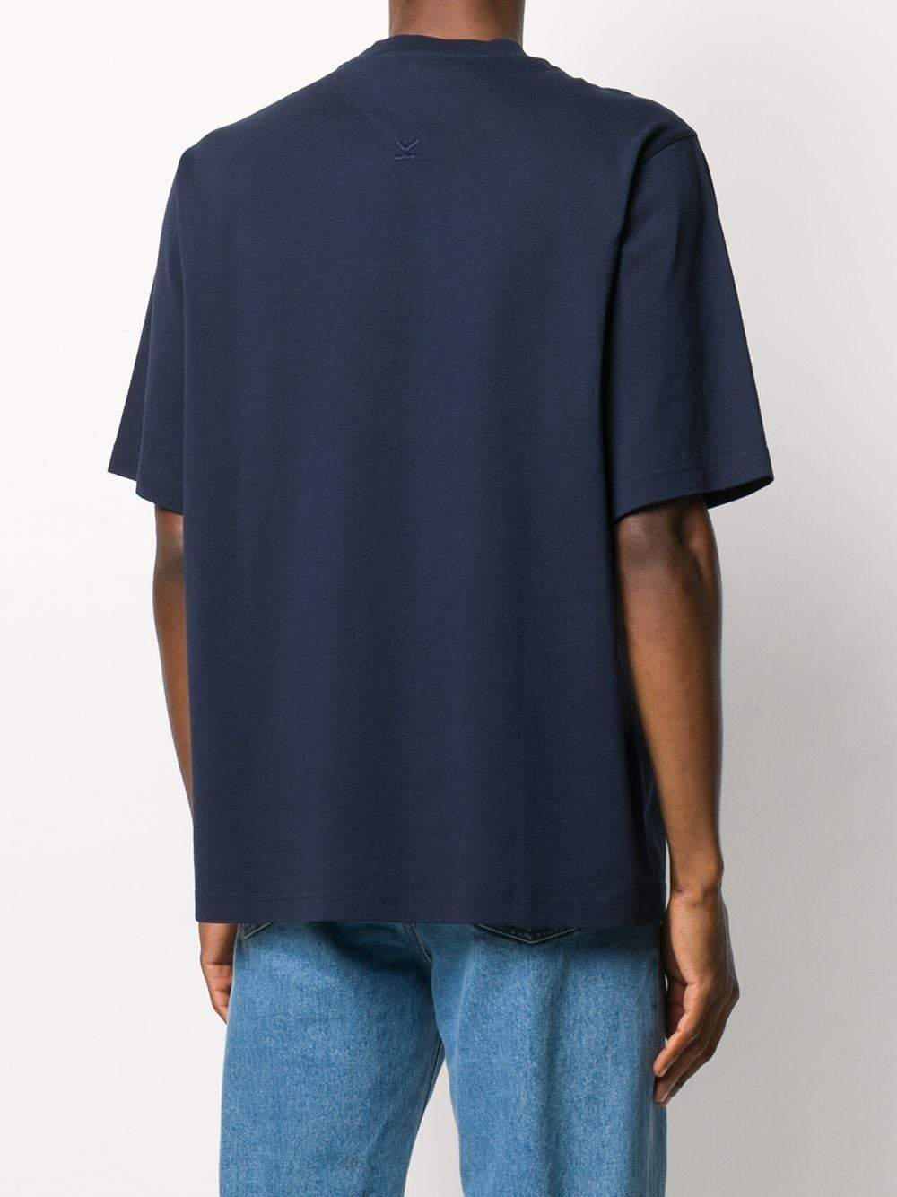 KENZO Oversized Blue Logo T-shirt Navy - Maison De Fashion 