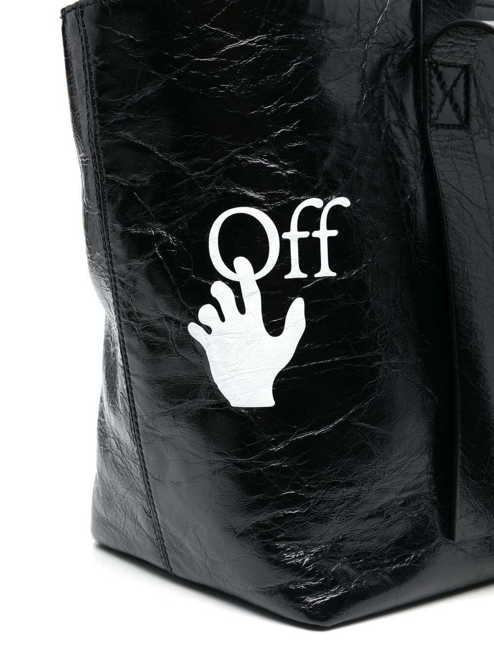 OFF-WHITE WOMEN Small Commercial tote bag Black - MAISONDEFASHION.COM