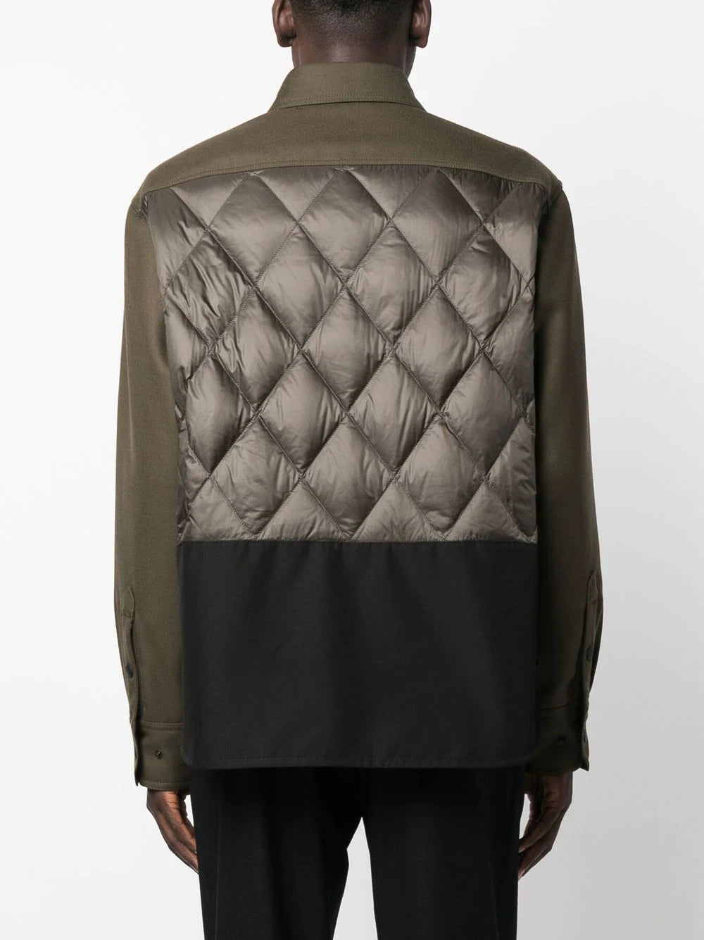 MONCLER GRENOBLE Ornon Shirt Jacket Green - MAISONDEFASHION.COM