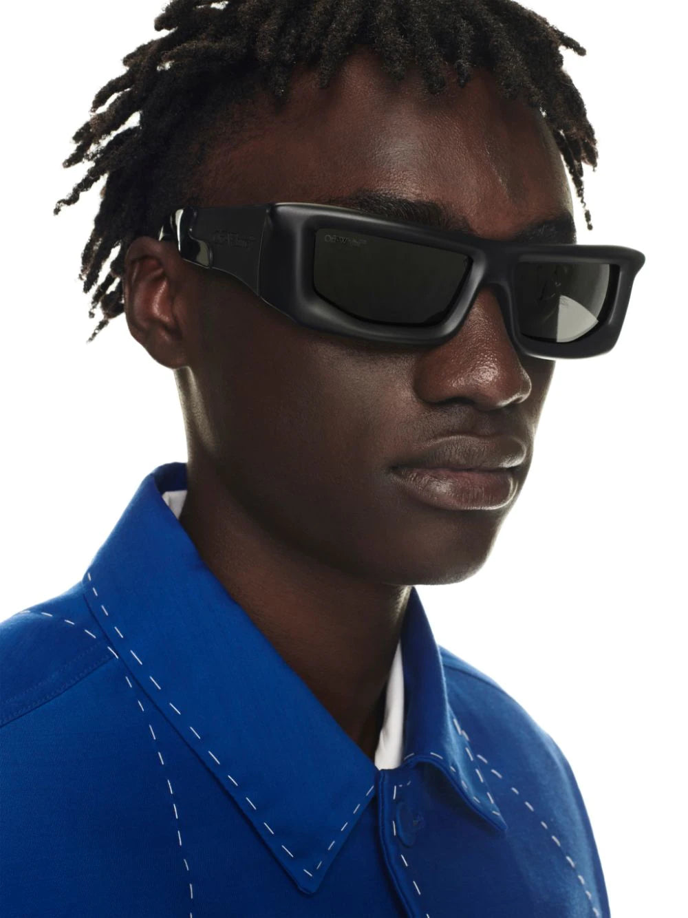 OFF-WHITE Volcanite Sunglasses Black/Dark Grey - MAISONDEFASHION.COM