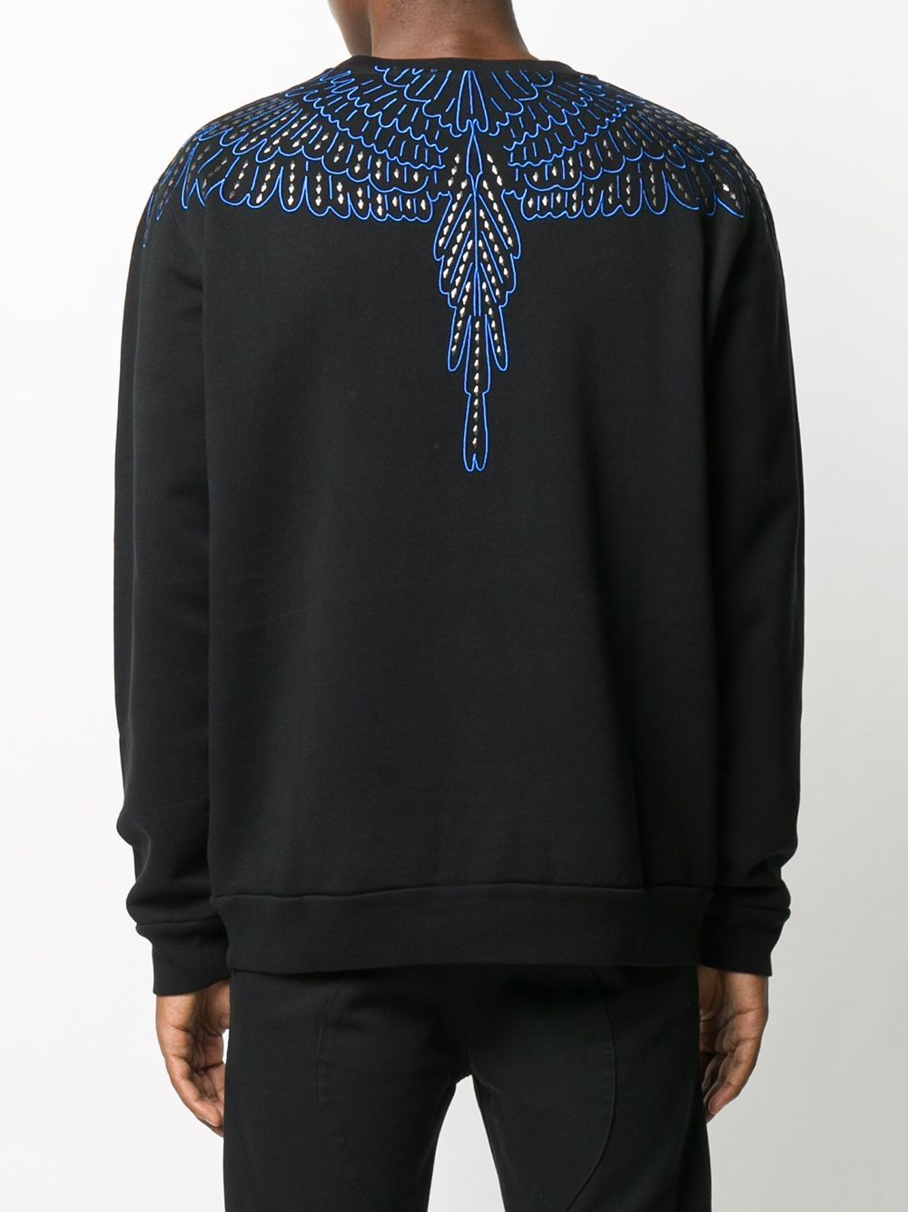 Marcelo Burlon Studs Wings Sweatshirt Black - Maison De Fashion 