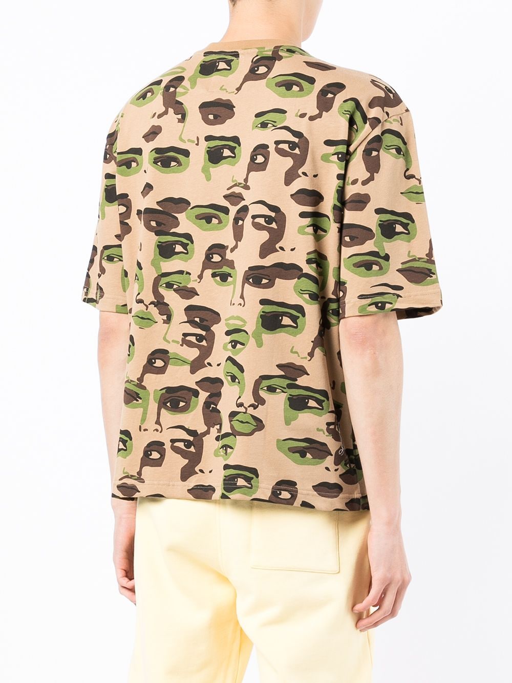 KIDSUPER Camo Green T-Shirt - MAISONDEFASHION.COM