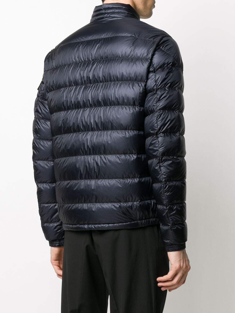 MONCLER Agay Giubbotto Padded Jacket Navy - MAISONDEFASHION.COM