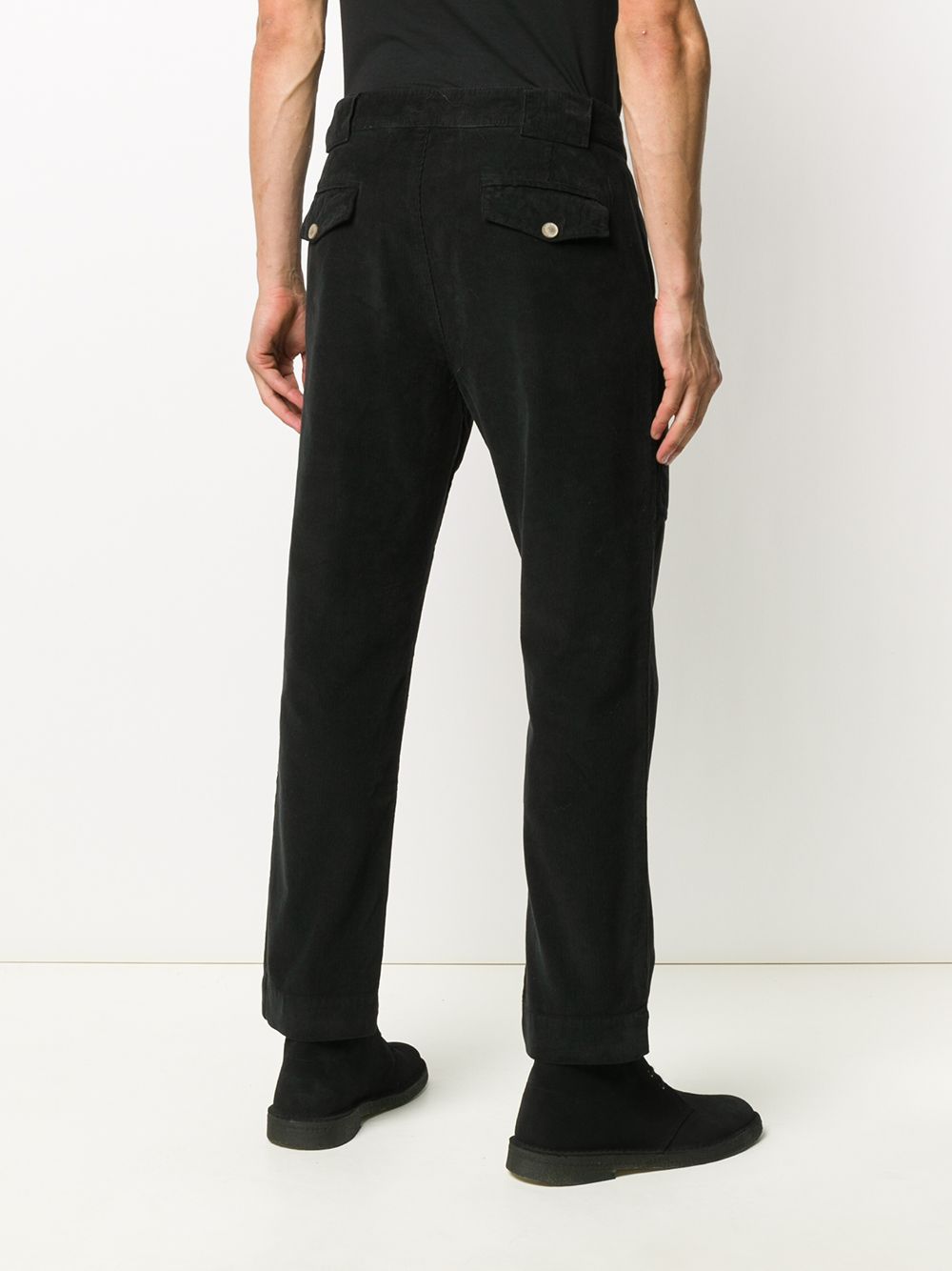 PALM ANGELS Corduroy Pockets Pants Black - Maison De Fashion 