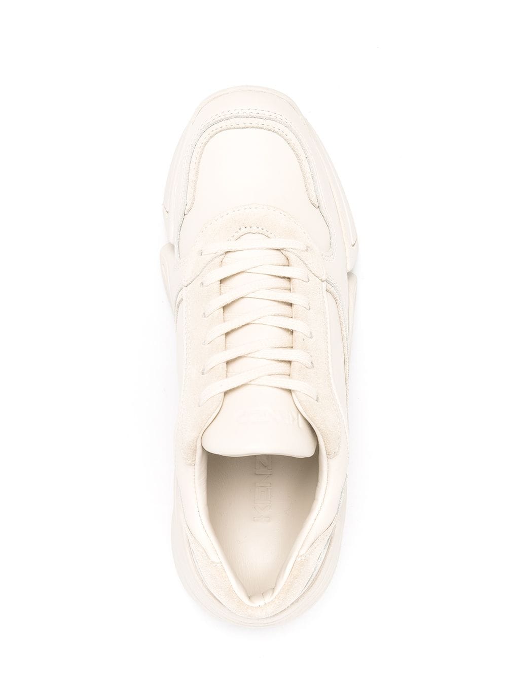 KENZO WOMEN Kross Low Top Sneakers Beige - Maison De Fashion 