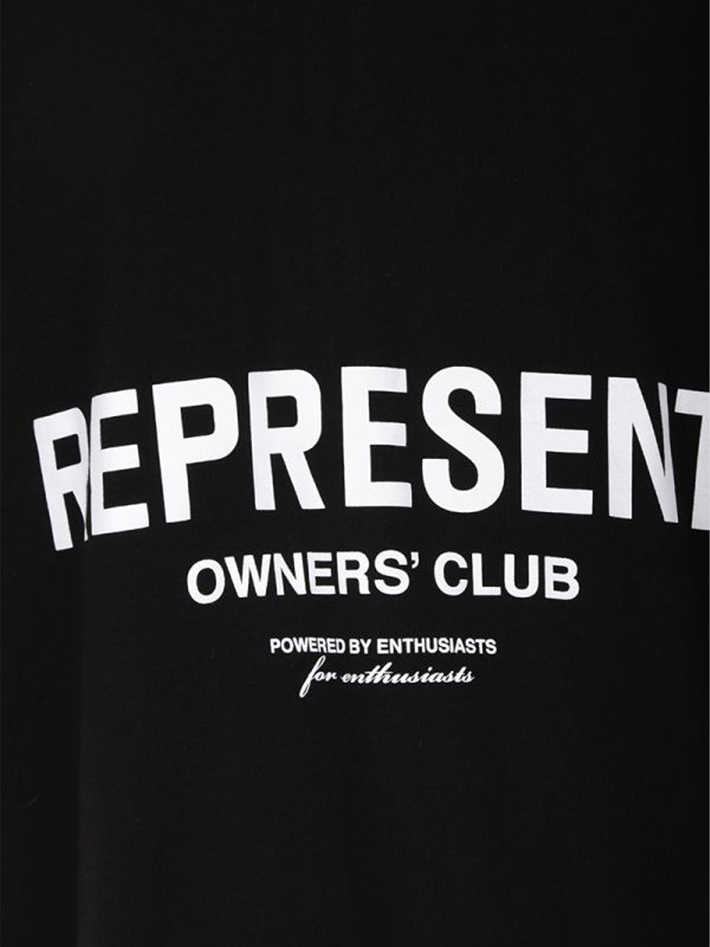 REPRESENT Owners Club T-Shirt Black - MAISONDEFASHION.COM