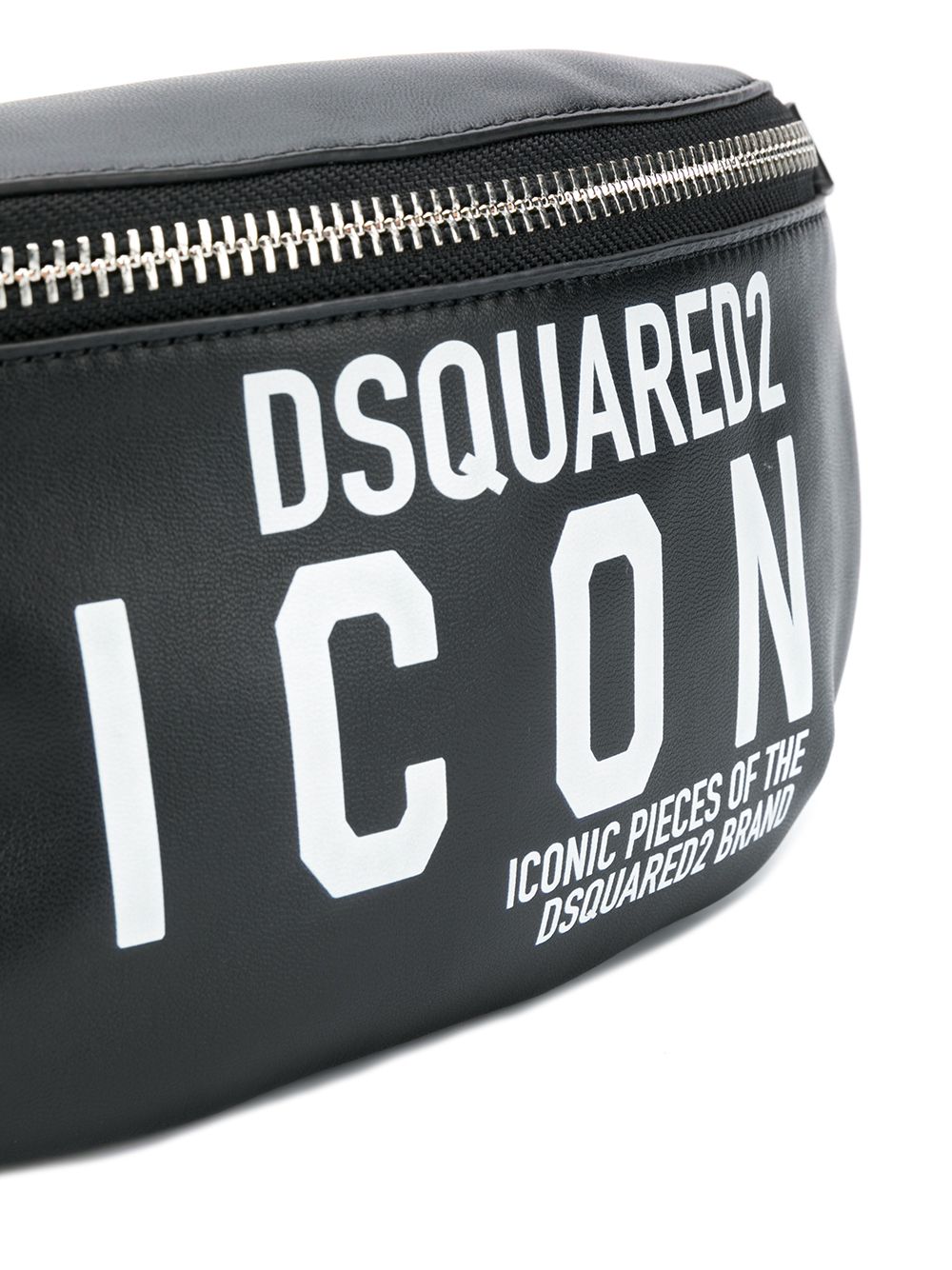 DSQUARED Icon Print Belt Bag Black - Maison De Fashion 