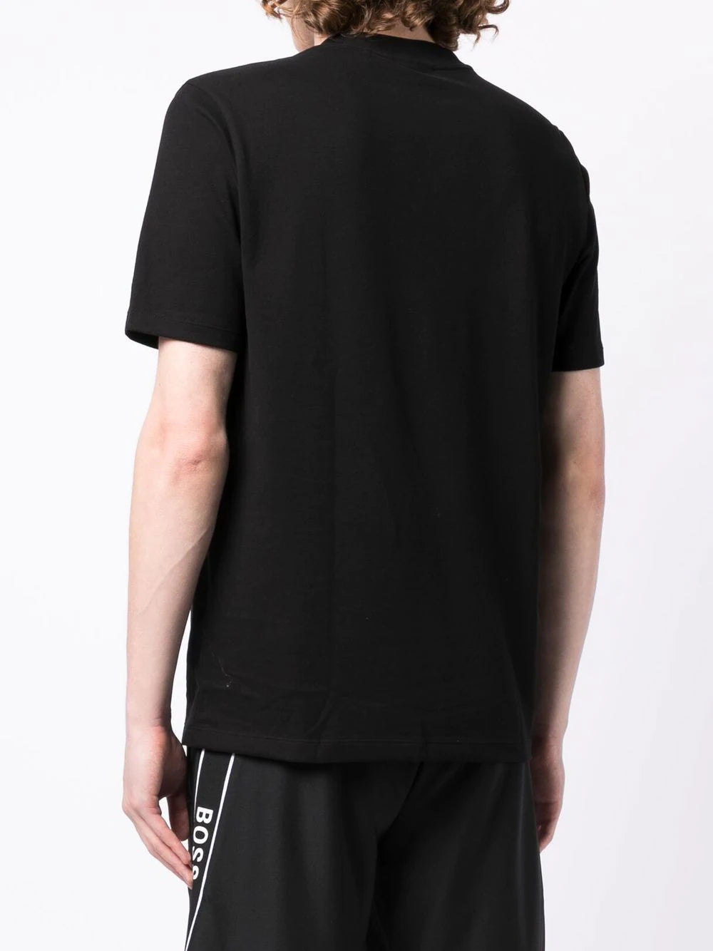 HUGO Split Logo T-Shirt Black - MAISONDEFASHION.COM