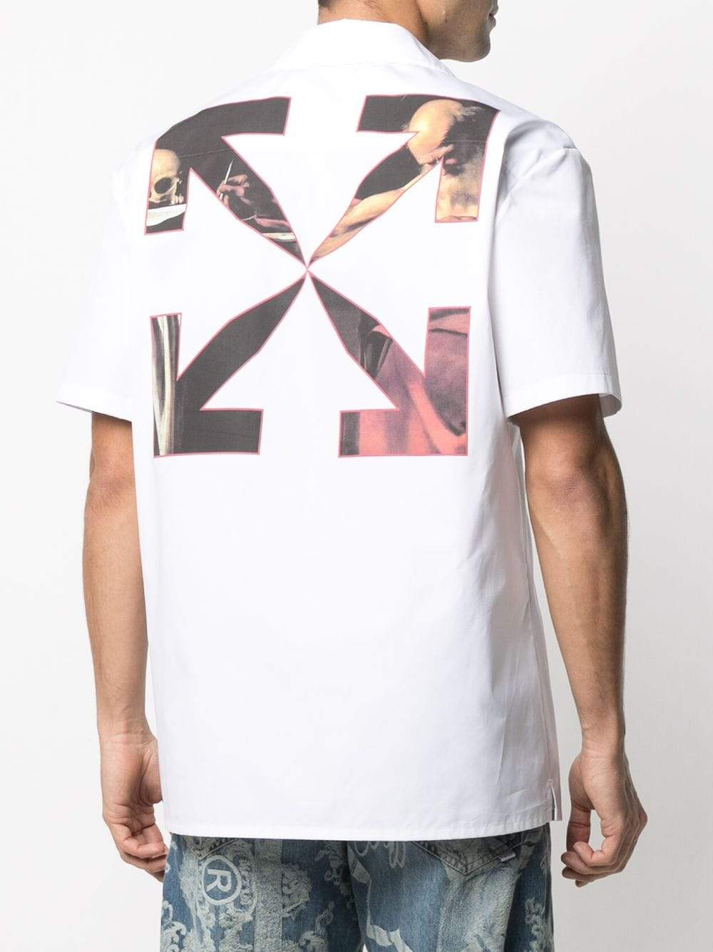 OFF-WHITE Caravaggio Holiday Shirt White - Maison De Fashion 