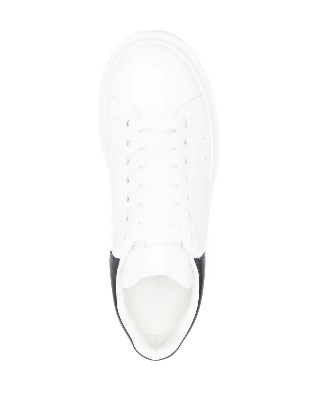 ALEXANDER MCQUEEN Leather Low-top Sneakers White - MAISONDEFASHION.COM