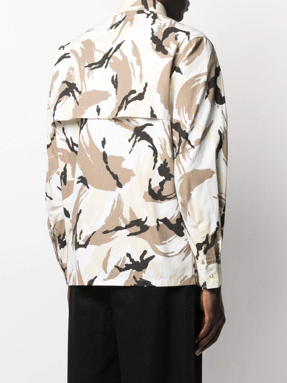 KENZO Camouflage Print Shirt - MAISONDEFASHION.COM