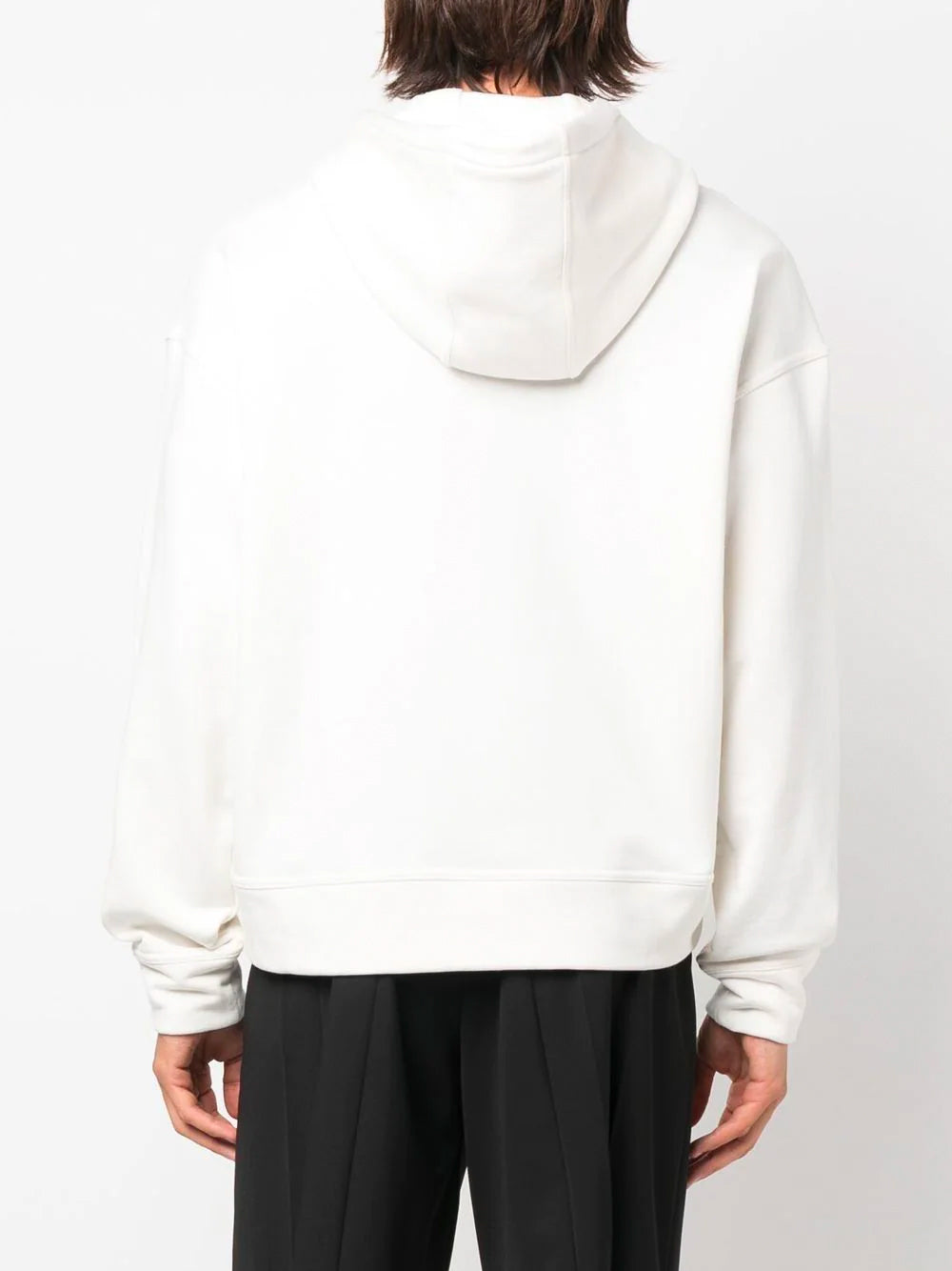 JIL SANDER Logo Hoodie Natural - MAISONDEFASHION.COM