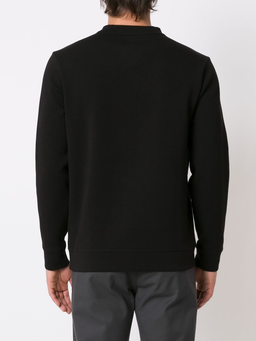 BOSS X NBA Lakers Logo Sweatshirt Black - MAISONDEFASHION.COM