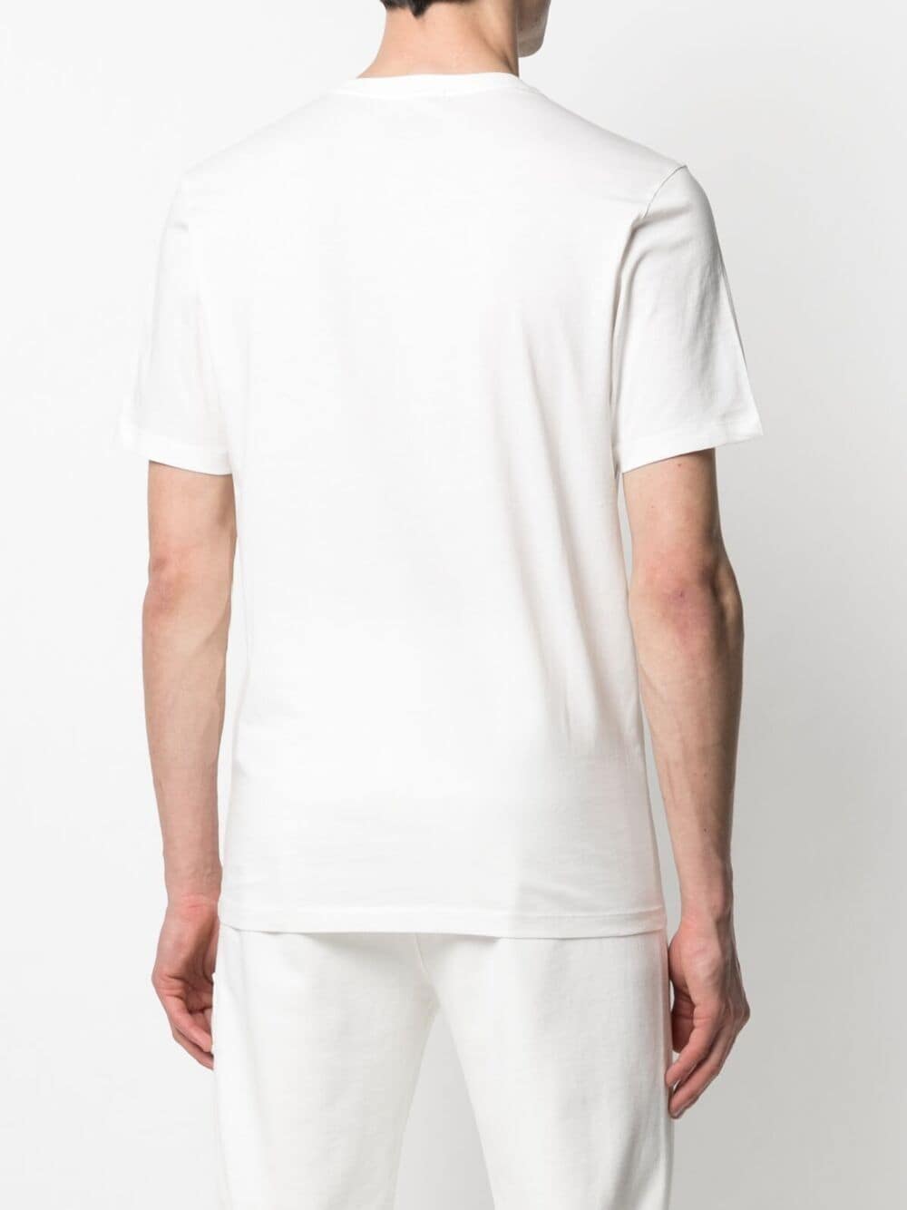 C.P COMPANY Logo Patch T-Shirt White - MAISONDEFASHION.COM