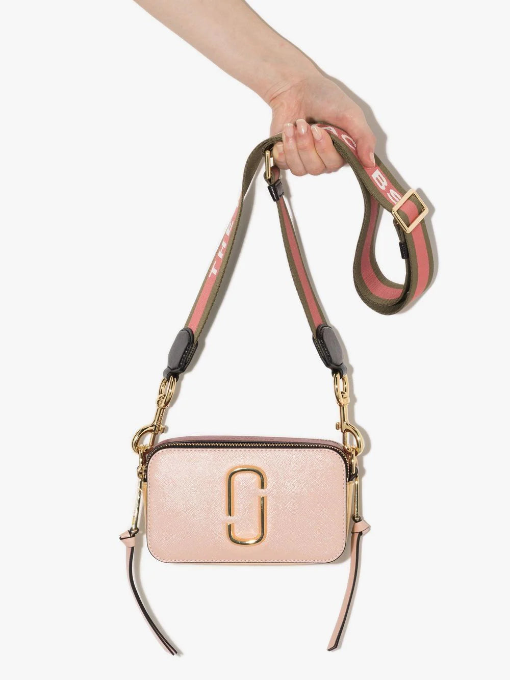 MARC JACOBS WOMEN The Snapshot Crossbody Bag Pink - MAISONDEFASHION.COM