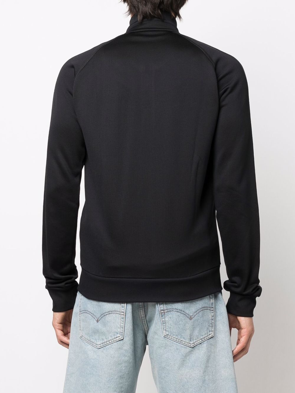 DSQUARED2 Tape Logo Track Jacket Black - MAISONDEFASHION.COM