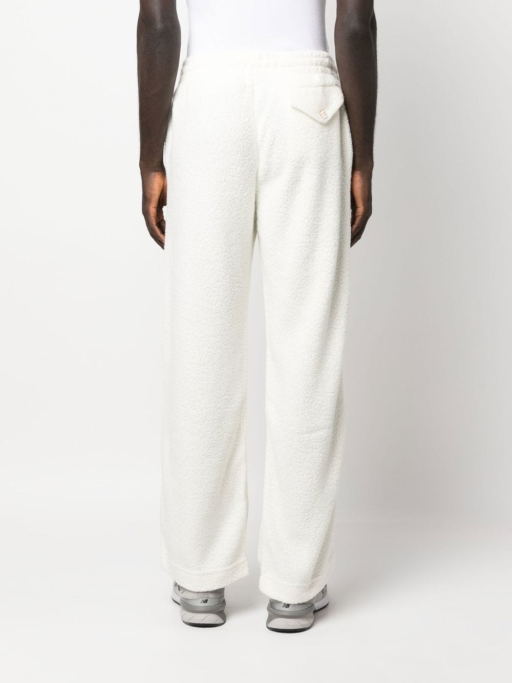 CASABLANCA Caza Terry Track Pant Off-White - MAISONDEFASHION.COM