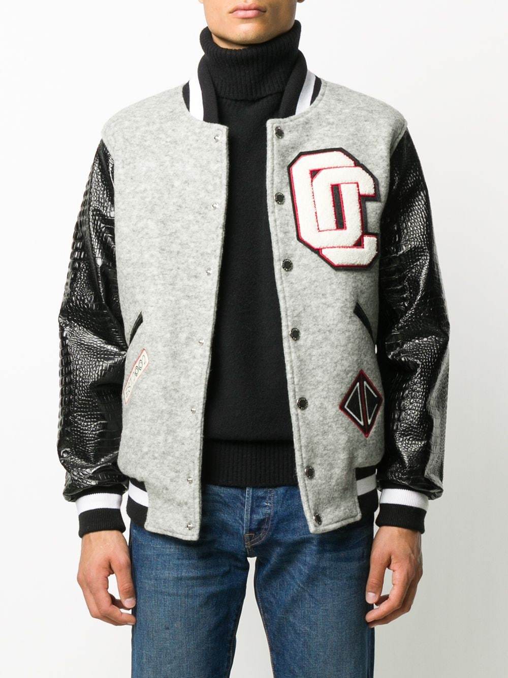 OPENING CEREMONY Varsity Jacket Grey - Maison De Fashion 