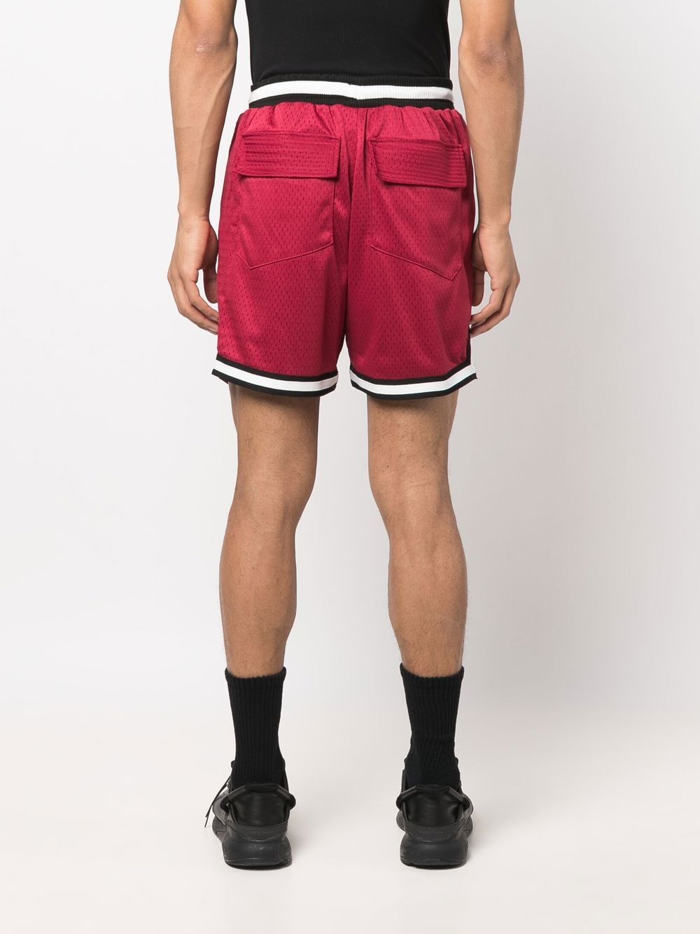 RHUDE Court Logo Shorts Red – MAISONDEFASHION.COM