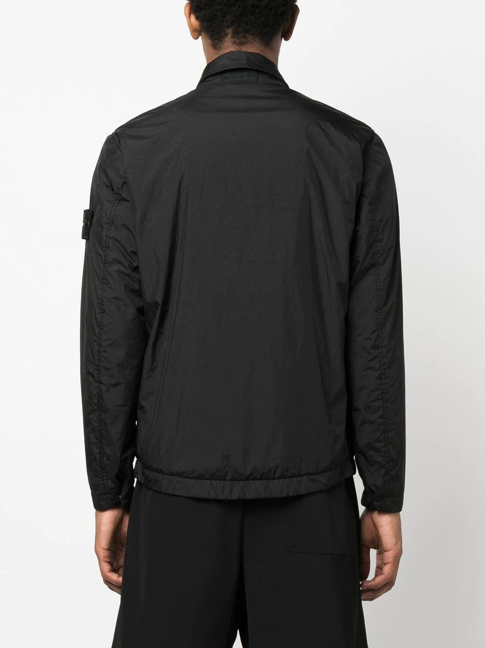 STONE ISLAND Garment Dyed Jacket Black - MAISONDEFASHION.COM