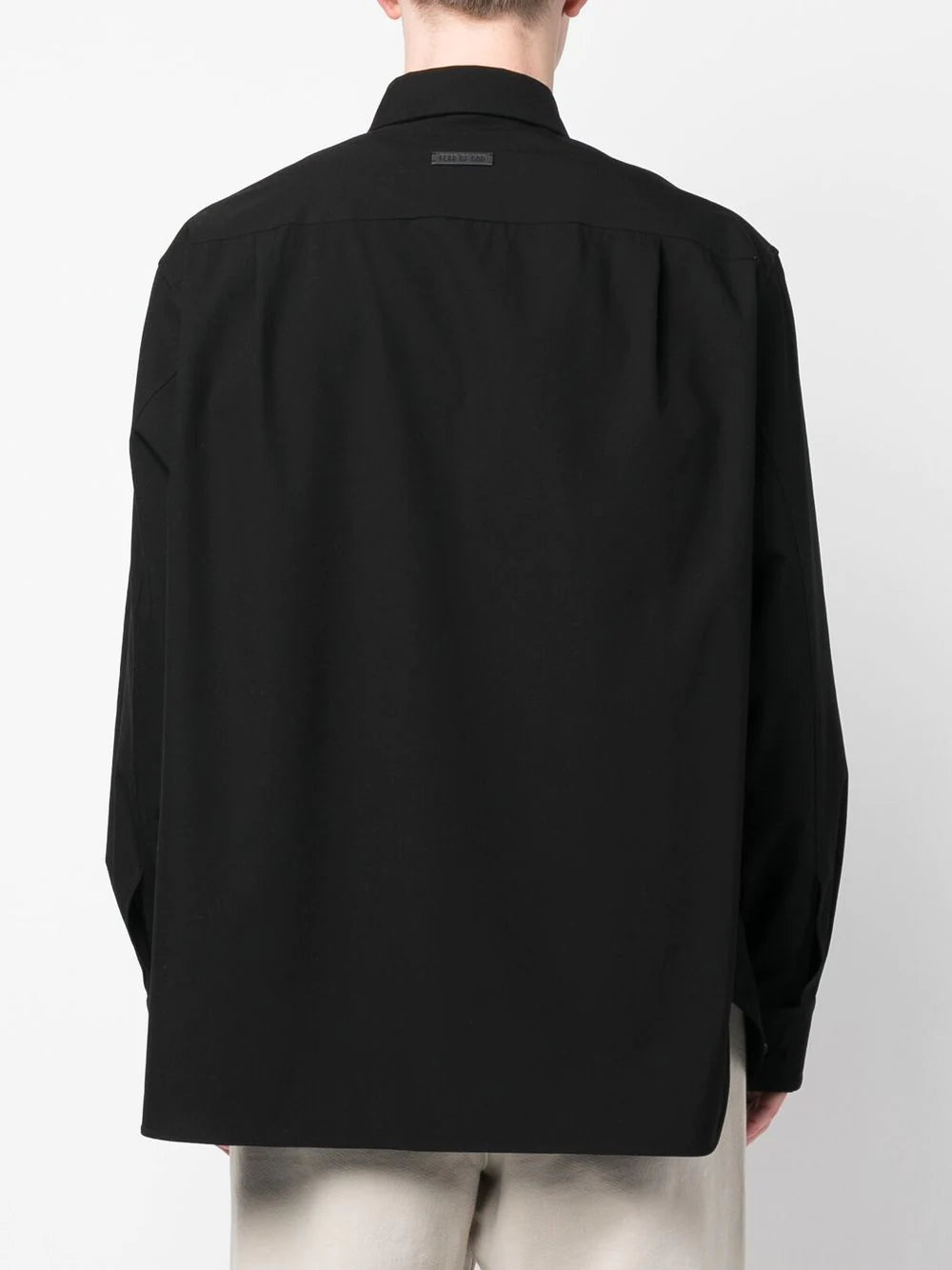 FEAR OF GOD Eternal Button Front Shirt Black - MAISONDEFASHION.COM