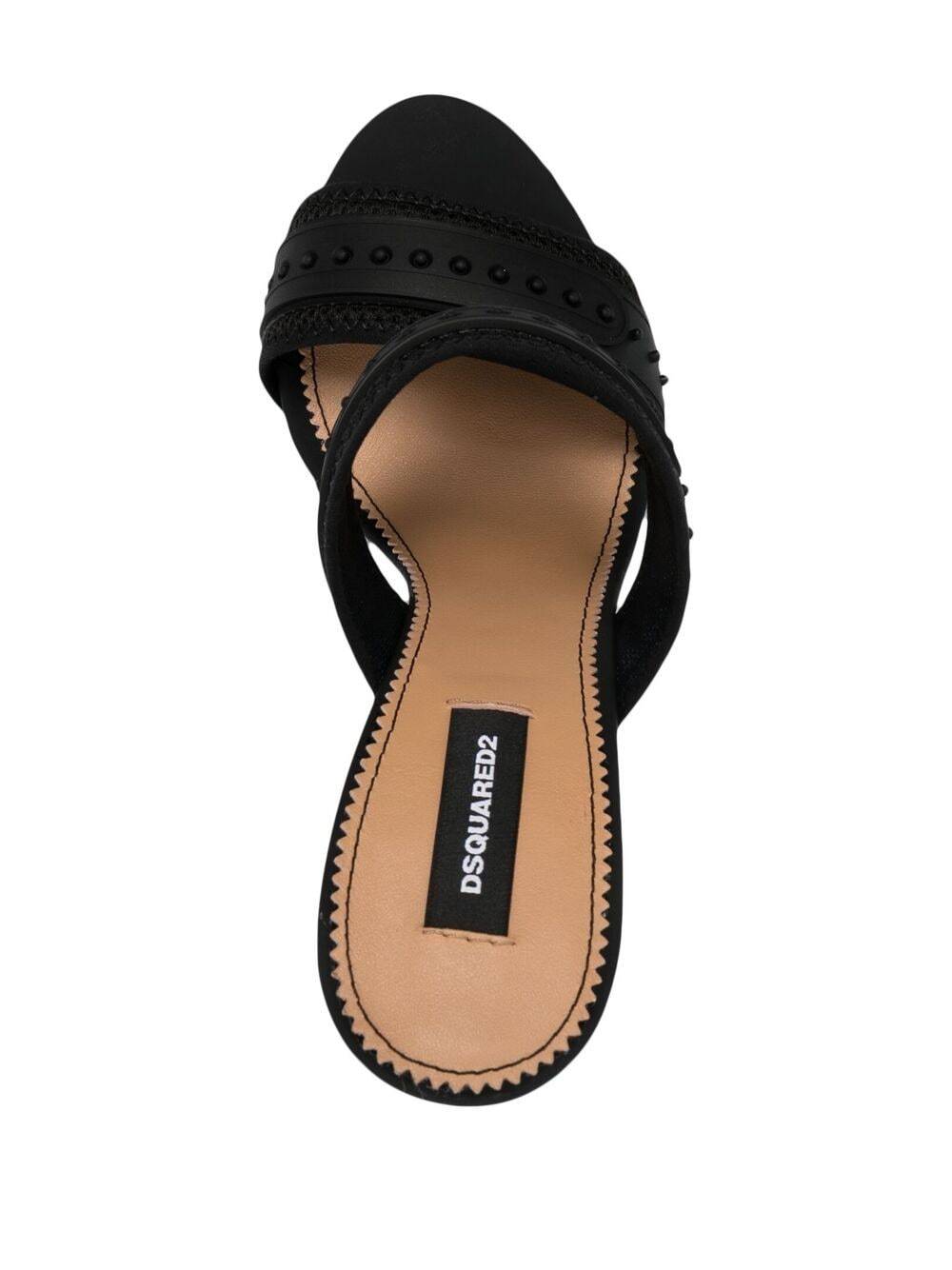 DSQUARED2 Women Snap Sandals Black - MAISONDEFASHION.COM