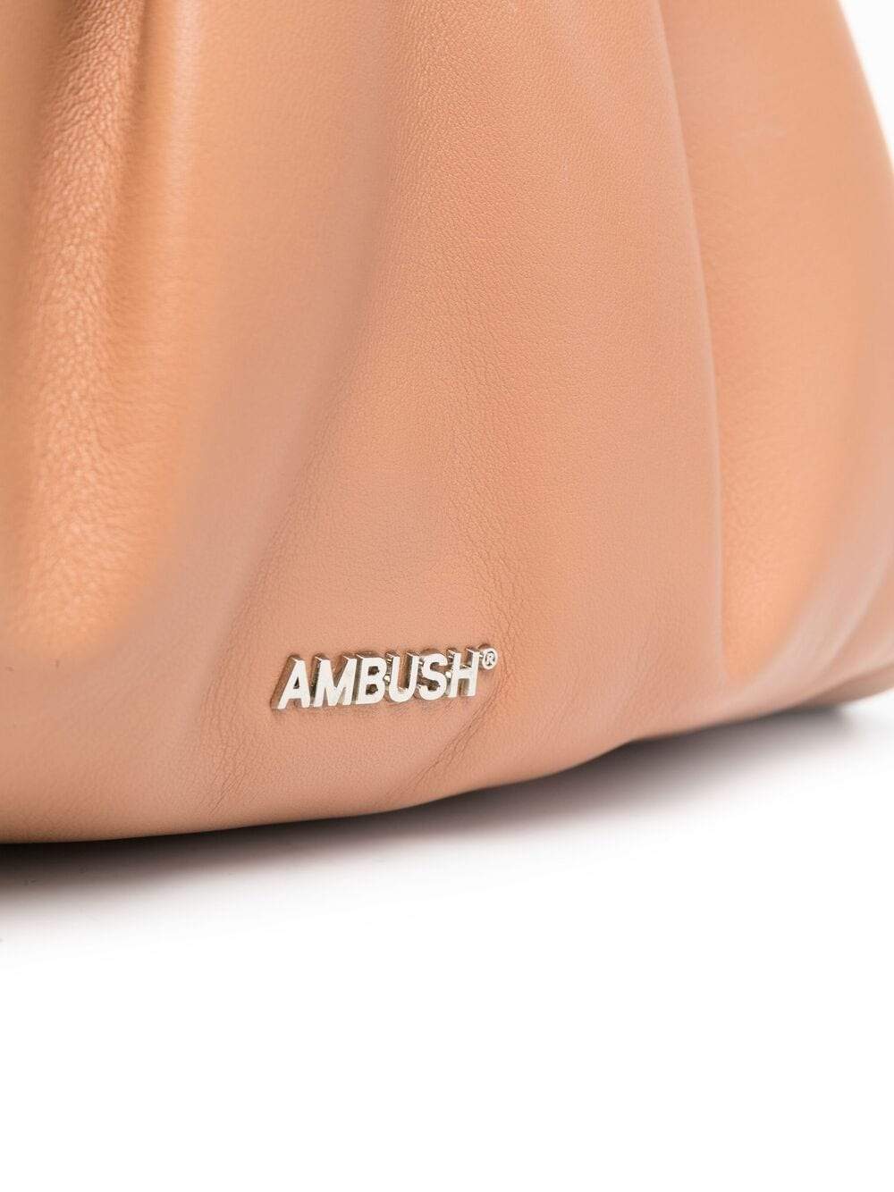 AMBUSH Maxi Wrap Clutch Bag Beige - MAISONDEFASHION.COM
