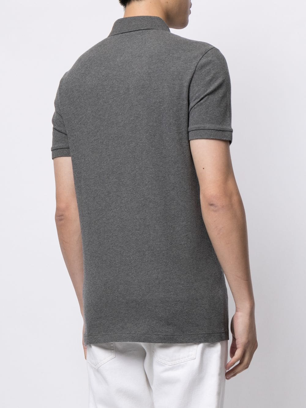 BOSS Slim-fit Polo Shirt Grey - MAISONDEFASHION.COM