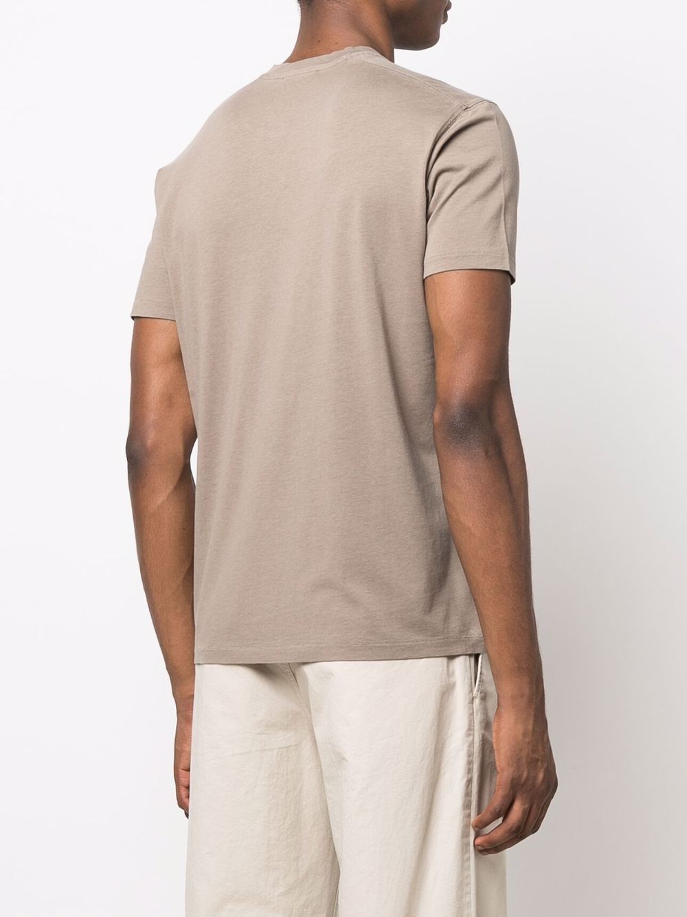 TOM FORD Viscose Short Sleeve T-Shirt Grey - MAISONDEFASHION.COM