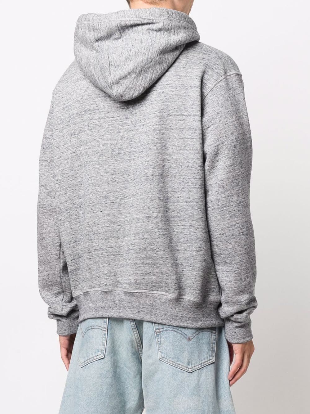 DSQUARED2 Icon Logo Print Hoodie Grey – MAISONDEFASHION.COM