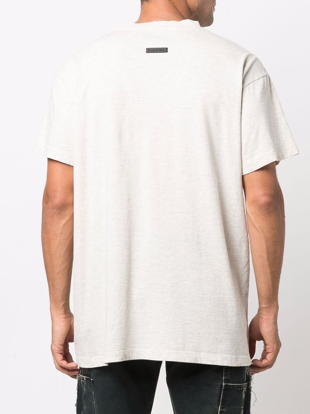 FEAR OF GOD Baseball Logo T-Shirt Cream