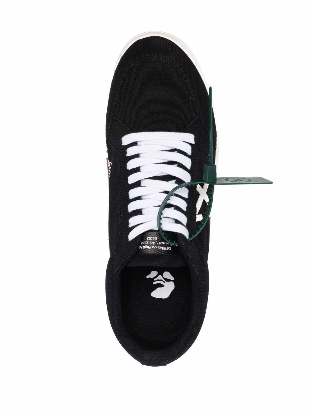 OFF-WHITE Vulcanized Low Top Sneakers Black - MAISONDEFASHION.COM