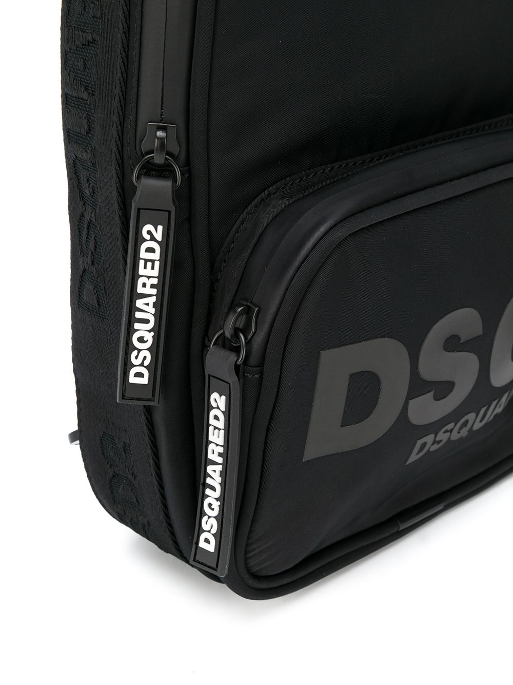 DSQUARED2 'DSQ2' Logo Crossbody Bag Black - Maison De Fashion 