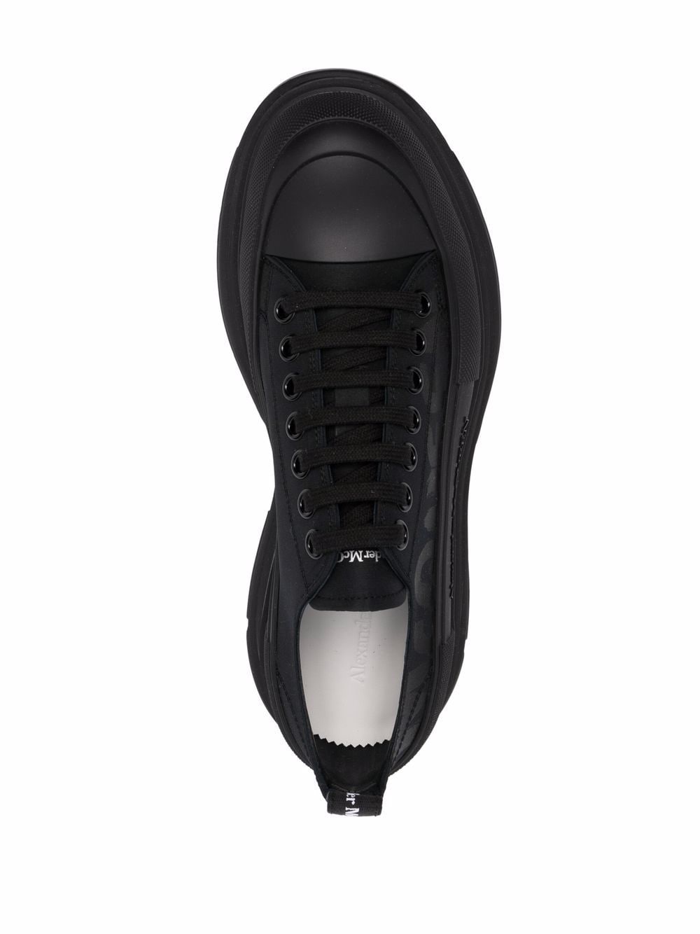 ALEXANDER MCQUEEN Tread Slick Sneakers Black - MAISONDEFASHION.COM