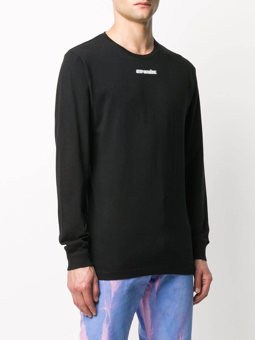 OFF-WHITE Marker Arrows Long Sleeve T-shirt Black - Maison De Fashion 