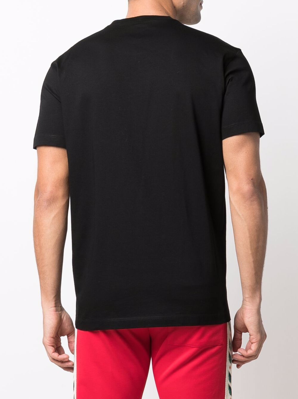 DSQUARED2 Icon Spray T-Shirt Black - MAISONDEFASHION.COM