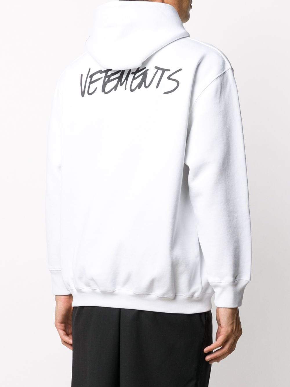 VETEMENTS Written Logo Hoodie White – MAISONDEFASHION.COM VETEMENTS Written Logo Hoodie White – MAISONDEFASHION.COM