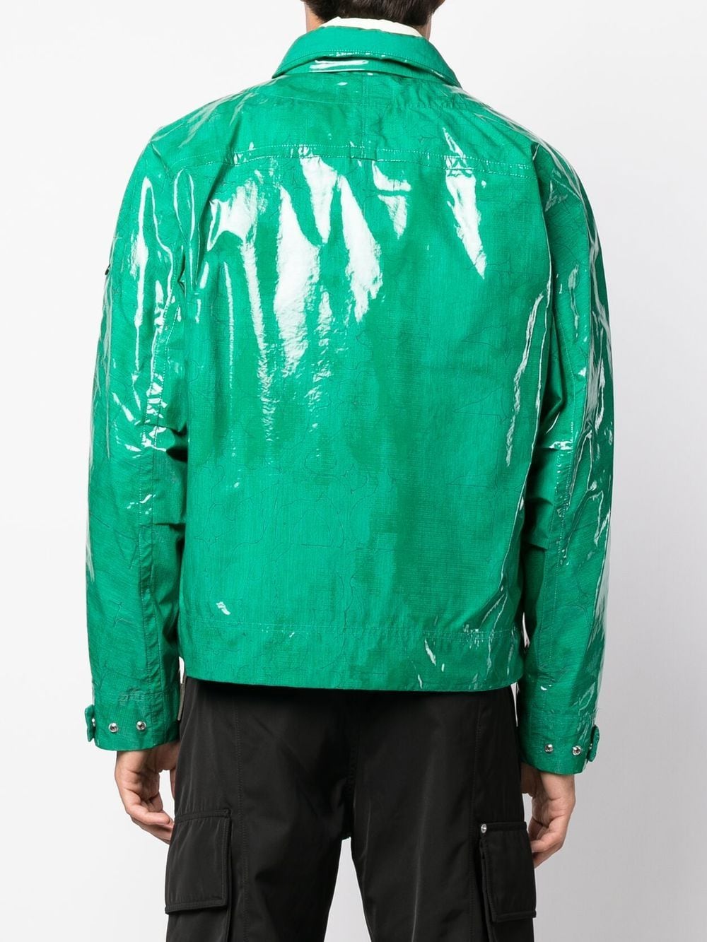 STONE ISLAND SHADOW PROJECT Logo Patch Jacket Green - MAISONDEFASHION.COM