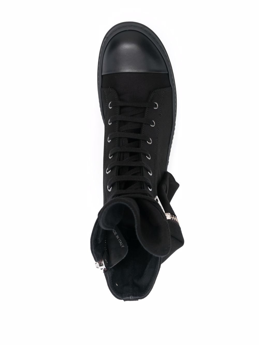 RICK OWENS DRKSHDW High Top Sneakers Black - MAISONDEFASHION.COM