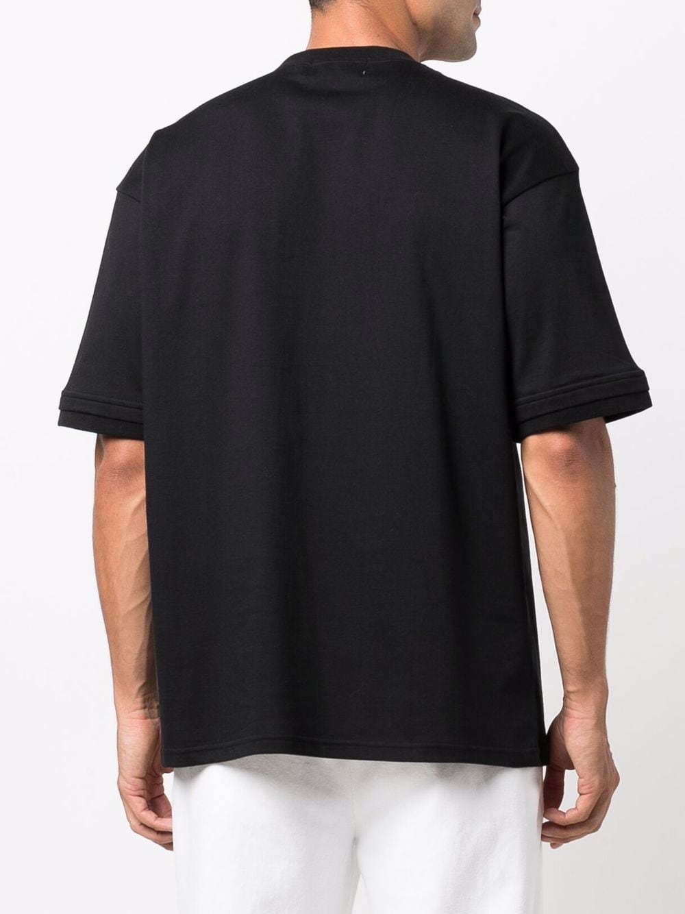 AMBUSH Chain Collar T-Shirt Black - MAISONDEFASHION.COM