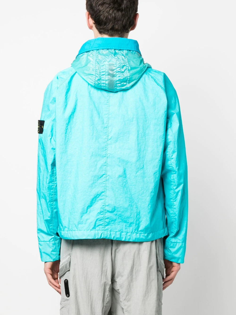 STONE ISLAND Membrana Lightweight Jacket Blue – MAISONDEFASHION.COM