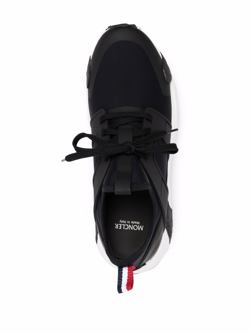 MONCLER Lunarove Low Top Sneakers Black - MAISONDEFASHION.COM