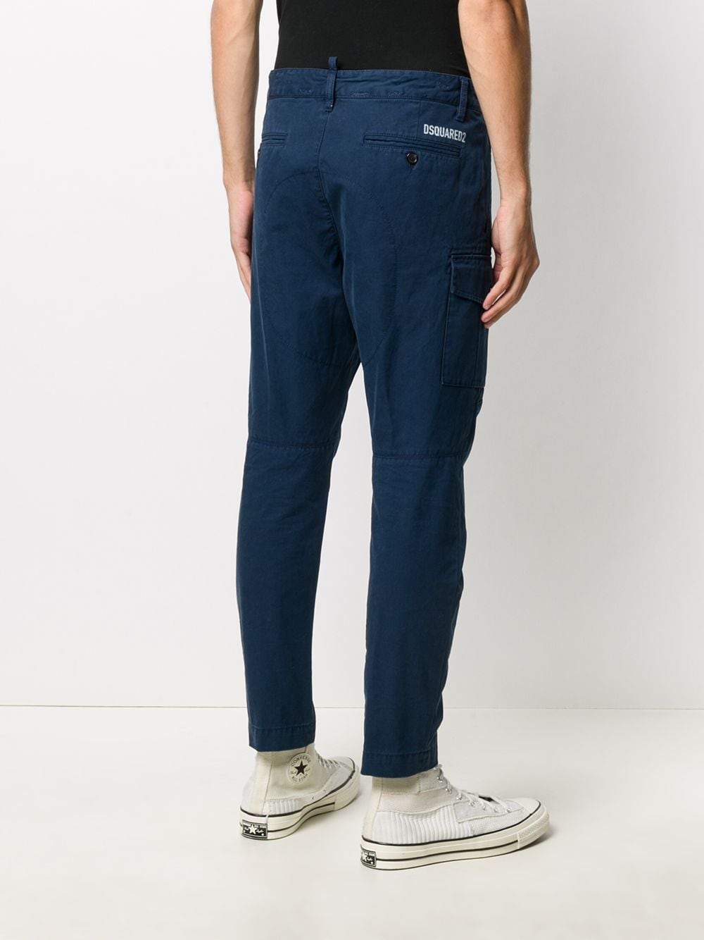 DSQUARED2 Cargo Chinos Navy - Maison De Fashion 