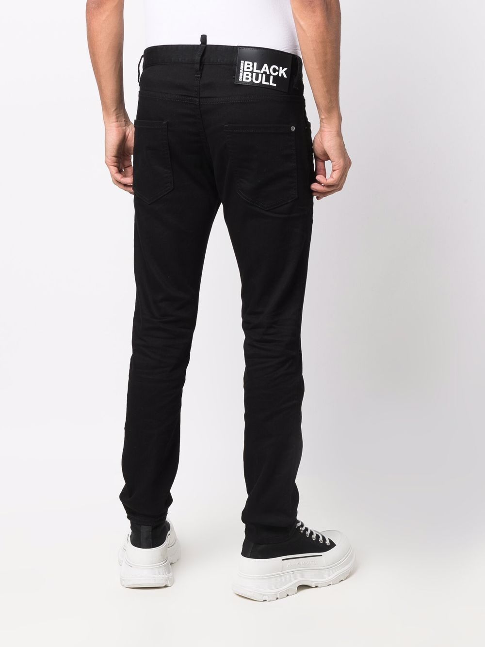 DSQUARED2 Black Bull Skater Skinny Jeans - MAISONDEFASHION.COM